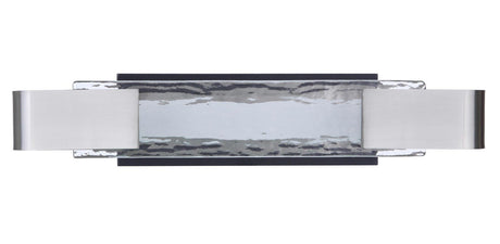 Craftmade 11924FBPLN-LED 11924FB-LED Harmony 1 Light LED Vanity Flat Black / Polished Nickel