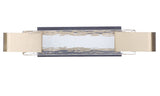 Craftmade 11924FBSB-LED 11924FB-LED Harmony 1 Light LED Vanity Flat Black / Satin Brass