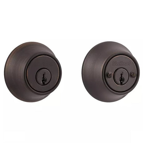 Kwikset 665 Double Cylinder Deadbolt in Polished Brass