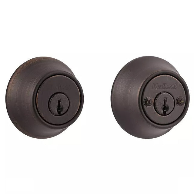 Kwikset 665 Double Cylinder Deadbolt in Polished Brass