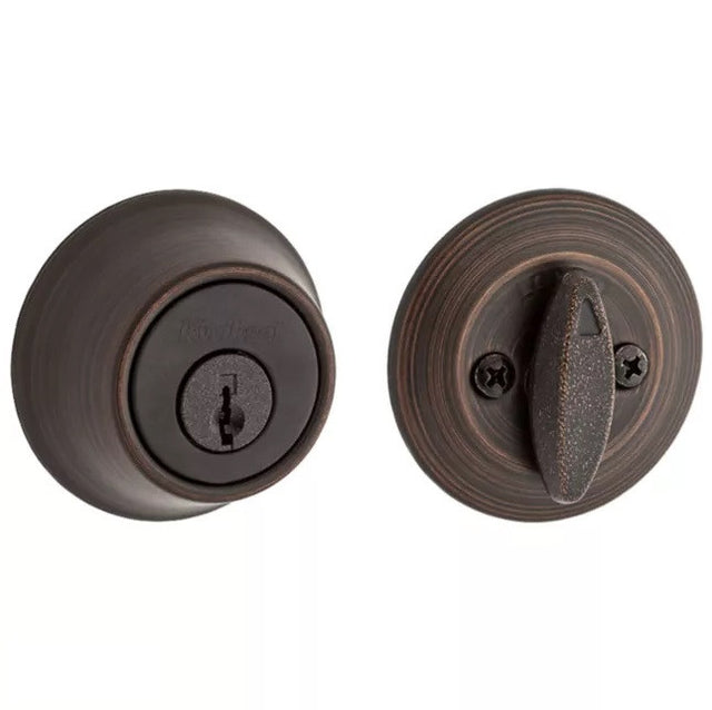 Kwikset 660 Single Cylinder Deadbolt in Polished Brass