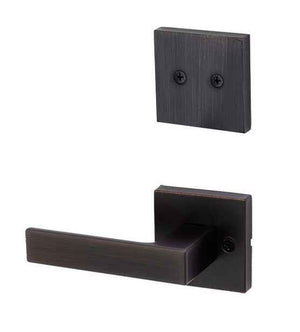 Kwikset Singapore Handleset Trim with Square Rose