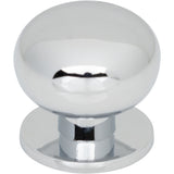 Top Knobs TK3330PC Lambert 1 1/4" Diameter Round Knob Polished Chrome