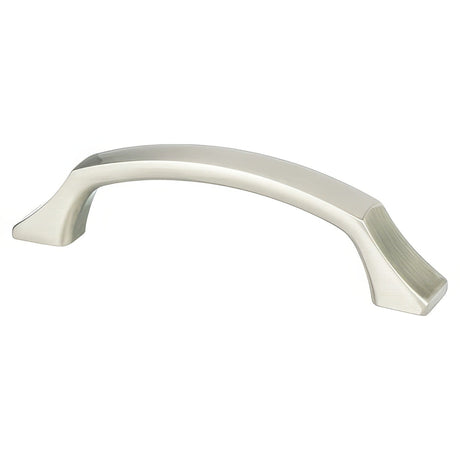 Berenson 1206-1BPN-P Century Edge cabinet handle pull in satin stainless, additional view