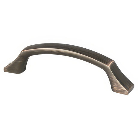 Berenson 1207-10VB-P Century Edge cabinet handle pull in satin stainless, additional view