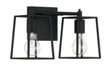 Craftmade 12113FB2 flat black vanity