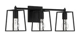 Craftmade 12123FB3 flat black vanity