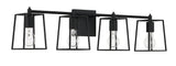 Craftmade 12132FB4 flat black vanity