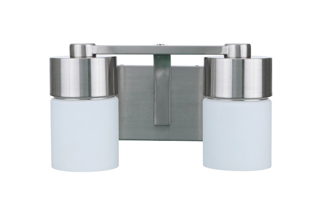 Craftmade 12314BNK2 brushed polished nickel vanity