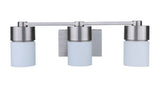 Craftmade 12322BNK3 brushed polished nickel vanity