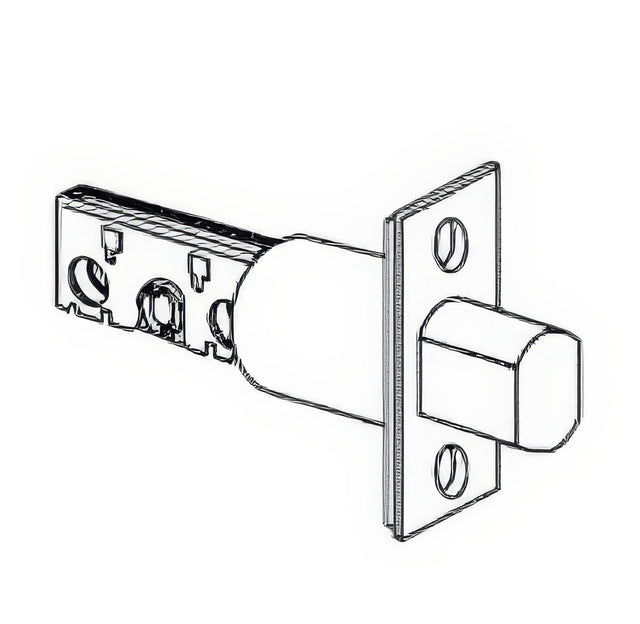 Schlage 12349626 satin chrome deadbolt latch