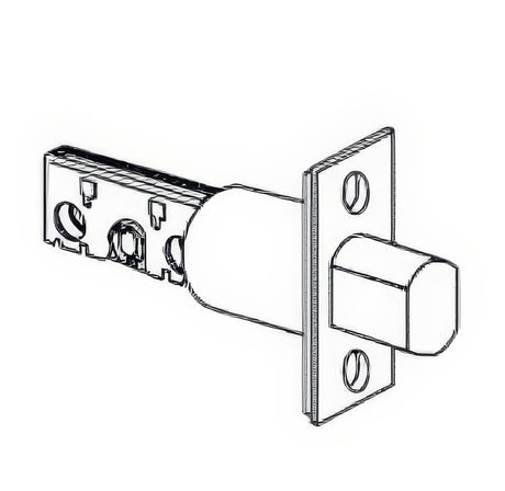 Schlage 12349716 aged bronze deadbolt latch