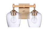 Craftmade 12413SB2 satin brass vanity