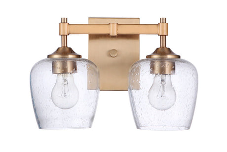 Craftmade 12413SB2 satin brass vanity