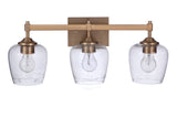 Craftmade 12422SB3 satin brass vanity