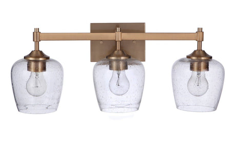 Craftmade 12422SB3 satin brass vanity