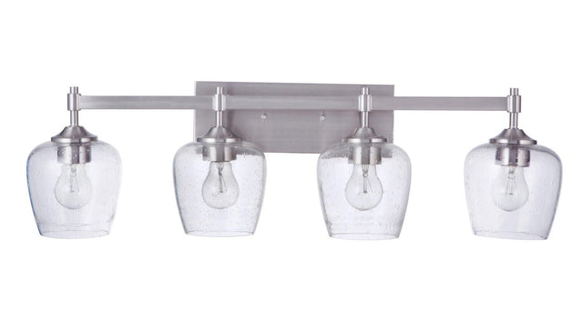 Craftmade 12430BNK4 brushed polished nickel vanity