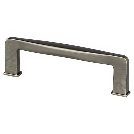 Berenson 1247-1VTN-P vintage nickel cabinet handle pull