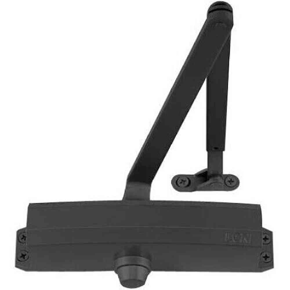 LCN 1250RWPAGLBLK aluminum surface mounted door closer