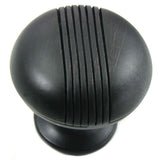 MNG Hardware 12521 125 1-1/4" Striped Cabinet Knob Satin Chrome