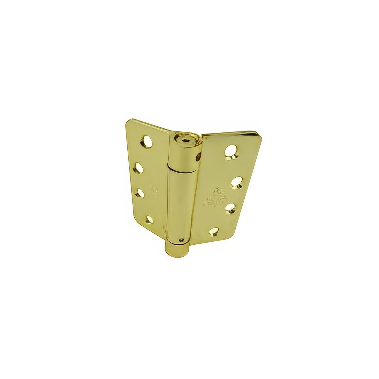 Hager 125143.1 bright brass spring hinge