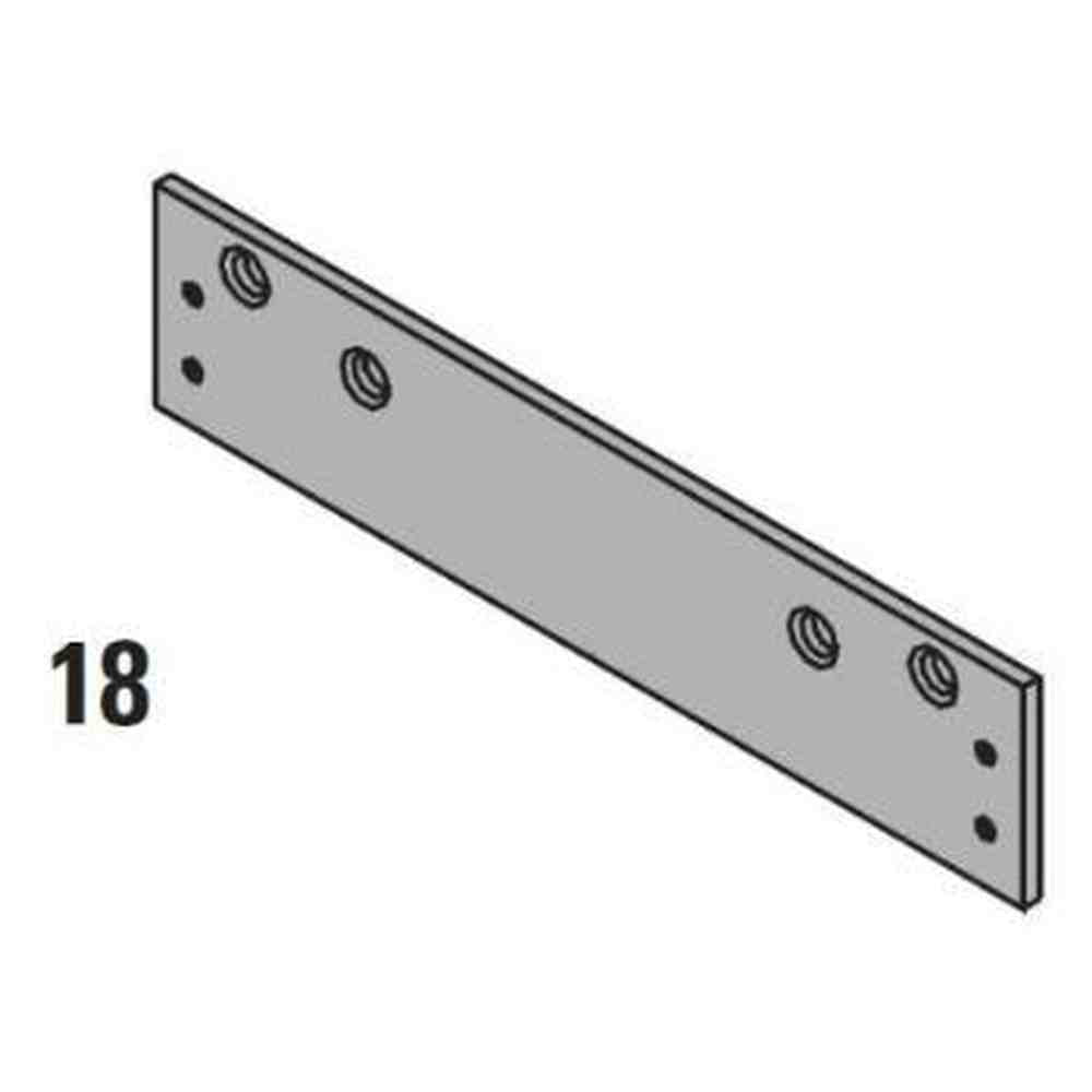 LCN 126018BRASS sprayed brass drop plate