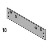 LCN 126018BRASS sprayed brass drop plate