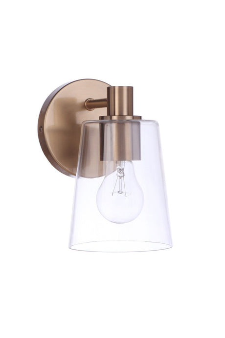 Craftmade 12605SB1 12605-1 Emilio 1 Light Sconce Satin Brass
