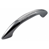MNG Hardware 12611 126 3" Striped Cabinet Pull Distressed Silver