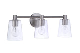 Craftmade 12623BNK3 brushed polished nickel vanity