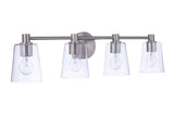 Craftmade 12633BNK4 brushed polished nickel vanity