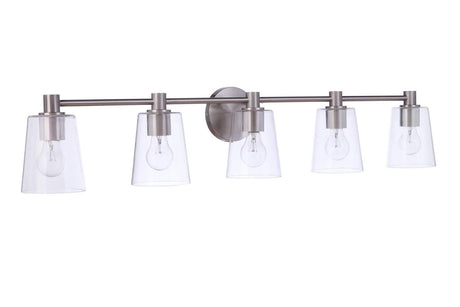 Craftmade 12642BNK5 brushed polished nickel vanity