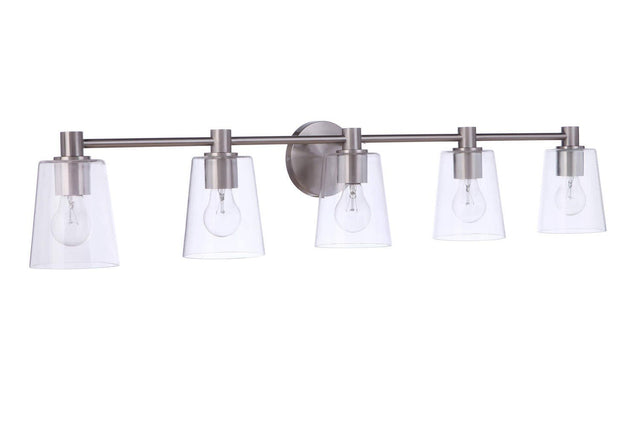 Craftmade 12642BNK5 brushed polished nickel vanity