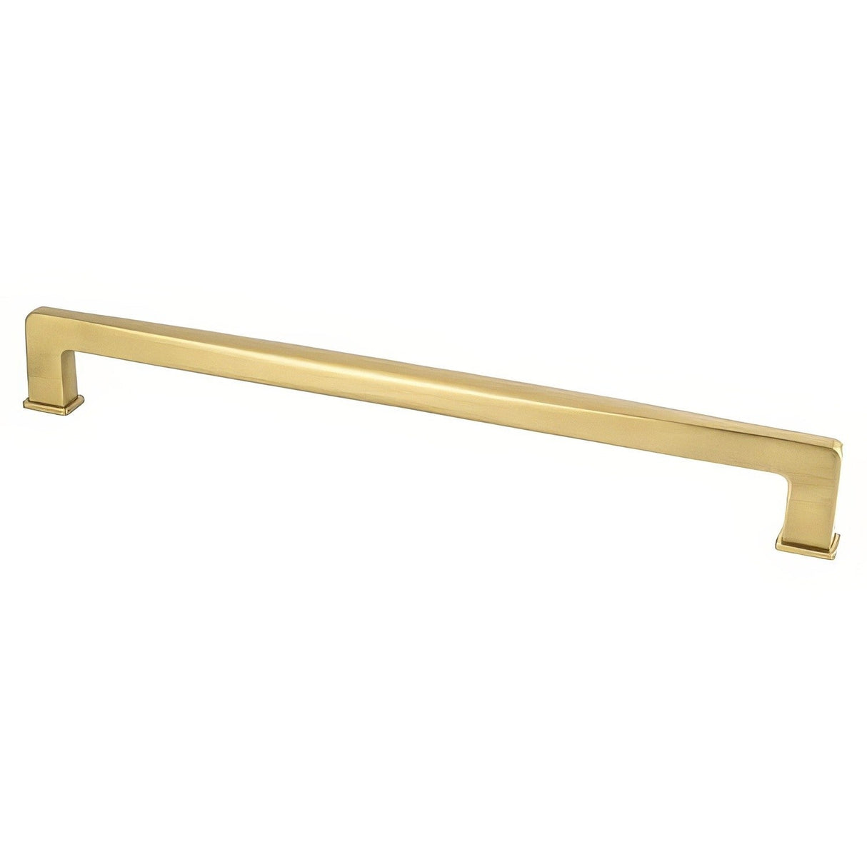 Berenson 1270-1MDB-P modern brushed gold cabinet pull / appliance pull