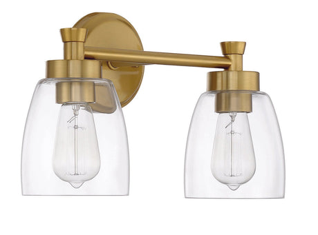 Craftmade 12716SB2 satin brass vanity