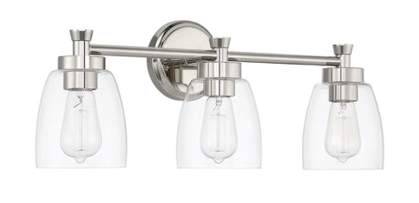 Craftmade 12724PLN3 polished nickel vanity