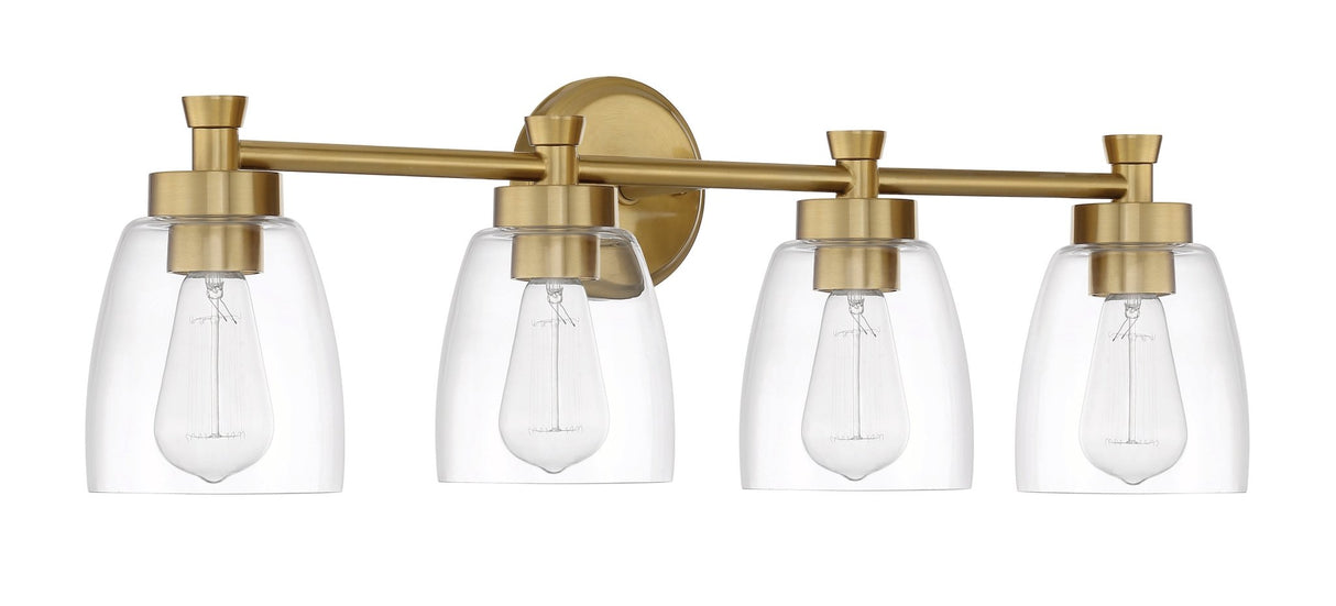 Craftmade 12730SB4 satin brass vanity