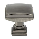 Berenson 1277-1VTN-P vintage nickel cabinet knob