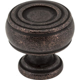 Jeffrey Alexander 127DMAC distressed oil rubbed bronze cabinet knob