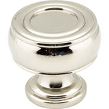 Jeffrey Alexander 127NI polished nickel cabinet knob