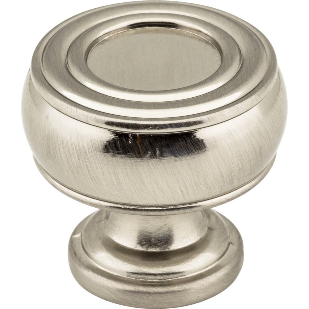 Jeffrey Alexander 127SN satin nickel cabinet knob