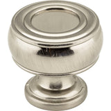 Jeffrey Alexander 127SN satin nickel cabinet knob