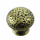 MNG Hardware 12813 128 1-1/4" Hammer Round Cabinet Knob Oil Rubbed Bronze