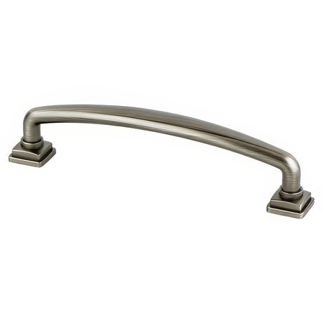 Berenson 1289-1VTN-P vintage nickel cabinet handle pull