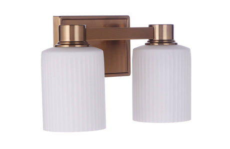 Craftmade 12912SB2 satin brass vanity
