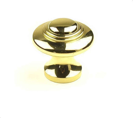 Century Hardware 12927-3 polished brass cabinet knob