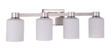 Craftmade 12928PLN4 polished nickel vanity