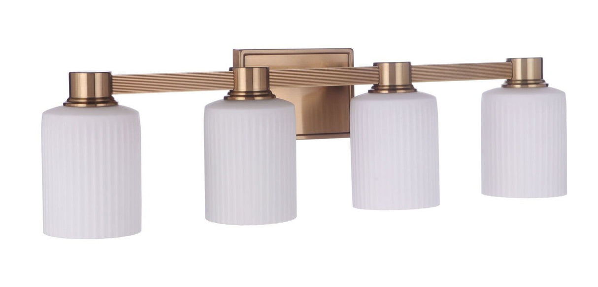 Craftmade 12928SB4 satin brass vanity