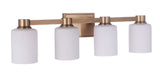 Craftmade 12928SB4 satin brass vanity