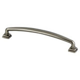 Berenson 1295-1VTN-P vintage nickel cabinet handle pull